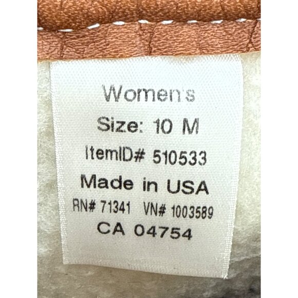 L.L. Bean Womens 10M Bean Boots Made In USA Brown & Black Duck Style - Picture 3 of 9